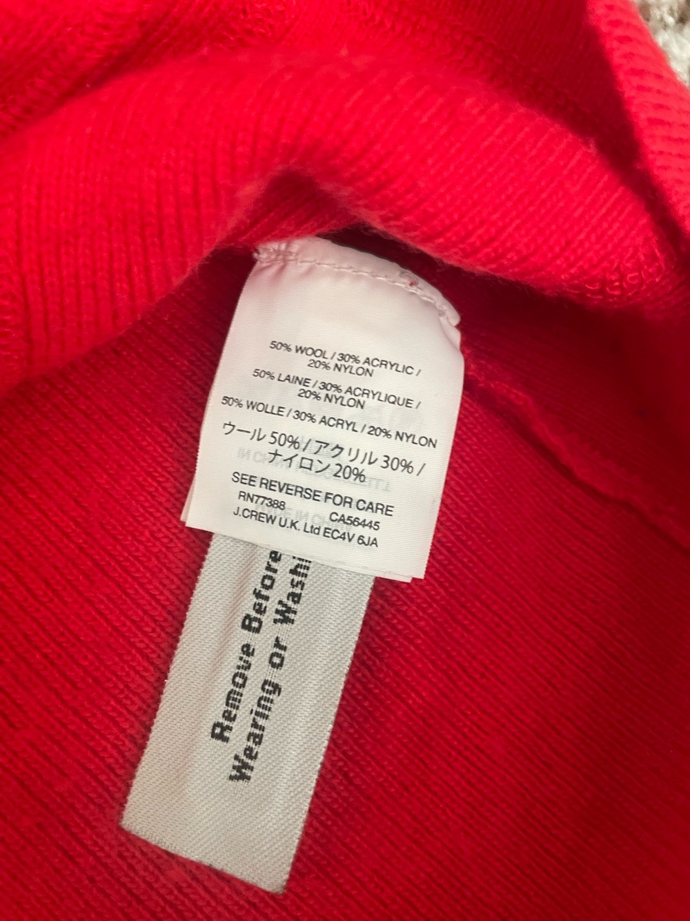 J.Crew Knit Sweater Blazer Cardigan Red XXS - Picture 3 of 4